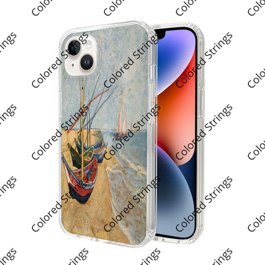 iPhone 14 Case Cover Boat Paint