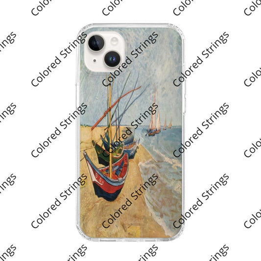 iPhone 14 Case Cover Boat Paint